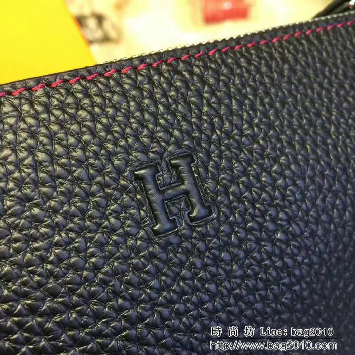 HERMES愛馬仕 經典爆款 男士牛皮手包 801-1 JD1323